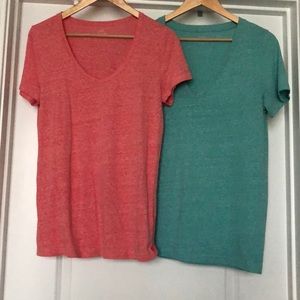 ***SOLD***J. Crew Lot of **2** Speckled Cotton T’s